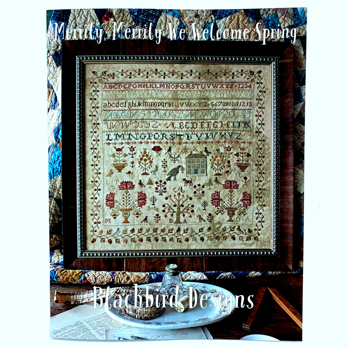 Merrily, Merrily We Welcome Spring - Blackbird Designs – Plume Art + Stitch